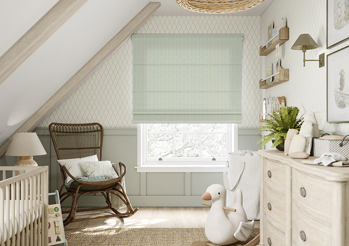 Puddle Down, Duck Stripe Egg - Roman Blind - Image 3